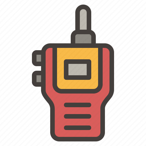 Walkie talkie, transmitter, frequency, radio, military icon - Download on Iconfinder