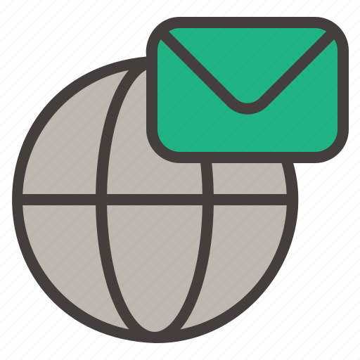 World, email, mail, message, envelope, contact us icon - Download on Iconfinder