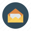 employer, envelope, letter, message, open