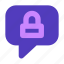 chat, locked, protection, communication, access, password, privacy 
