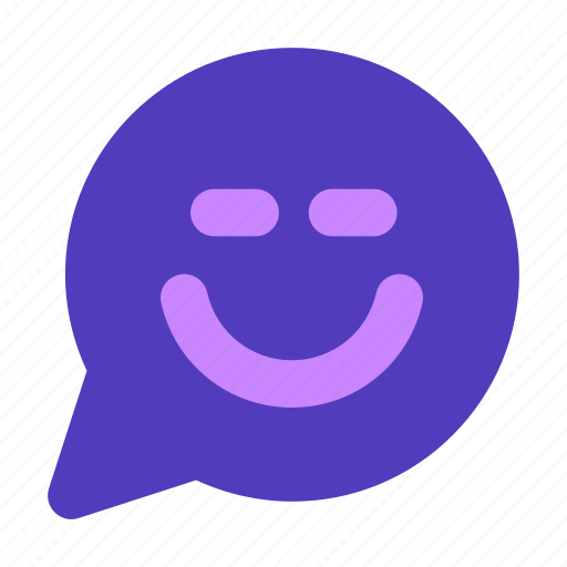Chat, smile, emoji, character, emoticon, happy, expression icon - Download on Iconfinder