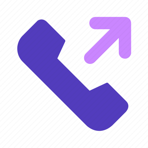 Outgoing, call, mobile, phone, communication, telephone, dial icon - Download on Iconfinder