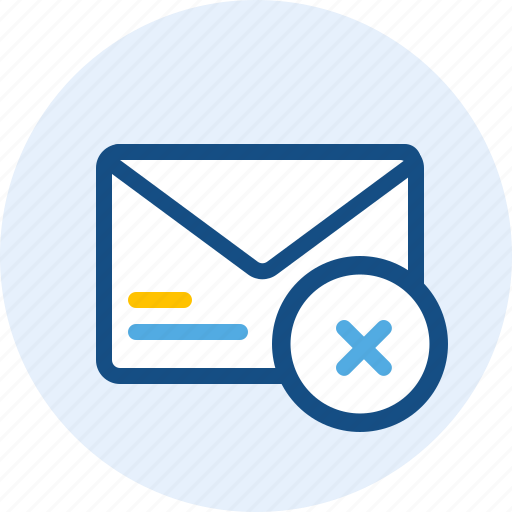 Cancel, communication, cross, delete, email, mail icon - Download on Iconfinder