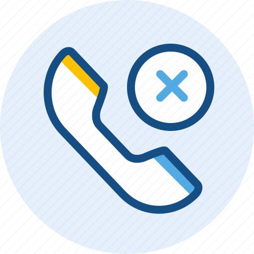 Call, communication, cross, phone icon - Download on Iconfinder