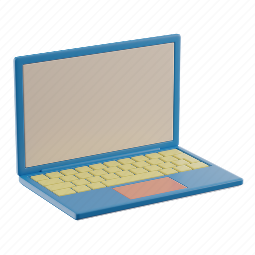 Laptop, computer, business, work, office, device, mobile 3D illustration - Download on Iconfinder