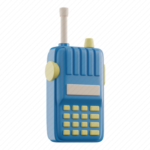Radio, communication, fm radio, conversation, technology, mobile, device 3D illustration - Download on Iconfinder