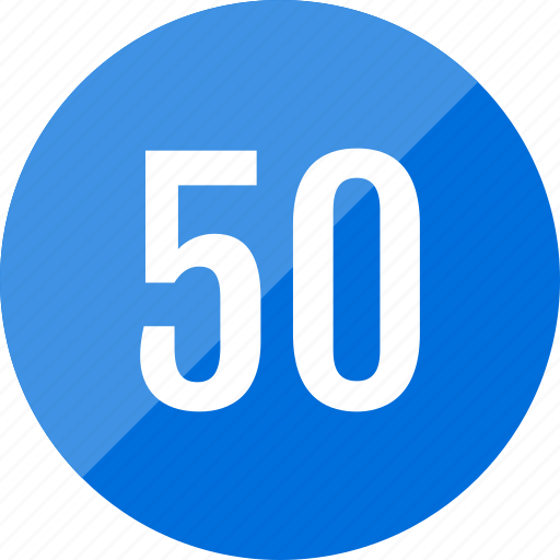 Number, fifty, numero icon - Download on Iconfinder