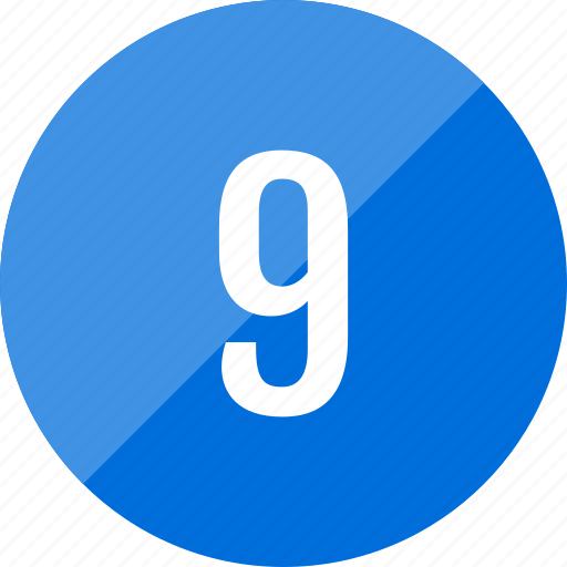 Nine, number, numero icon - Download on Iconfinder