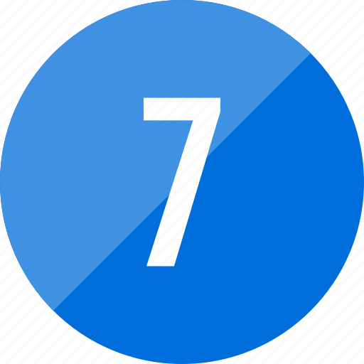 Number, seven, numero icon - Download on Iconfinder