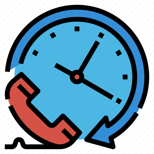 Around, call, clock, communications, support icon - Download on Iconfinder