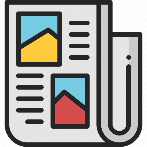 Newspaper, publishing, reading, news, communication, paper, print icon - Download on Iconfinder