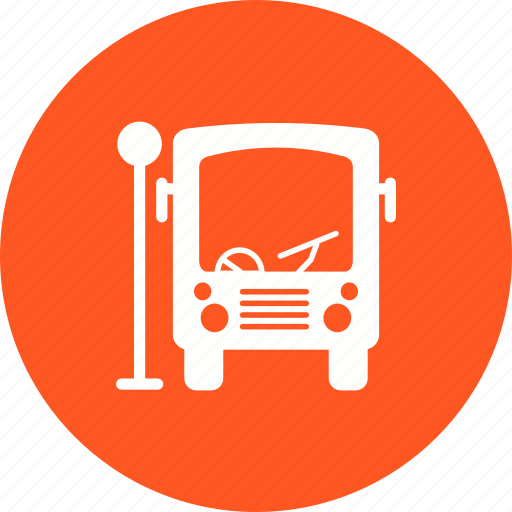 Bus, road, shelter, stop, street, town, transport icon - Download on Iconfinder