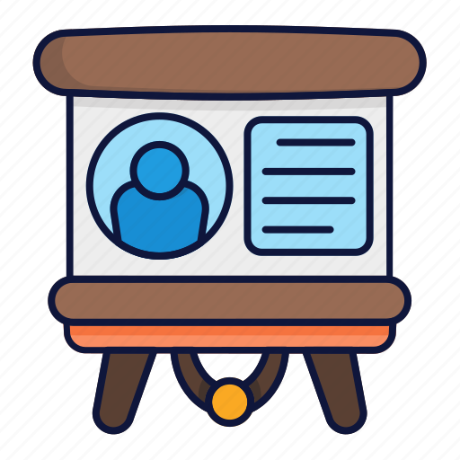 Conference, presentation, university, analytics, company, target icon - Download on Iconfinder
