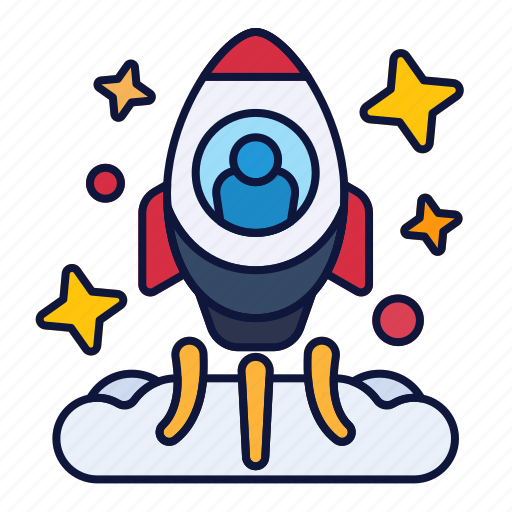 Business, company, fly, launch, process, rocket, start icon - Download on Iconfinder