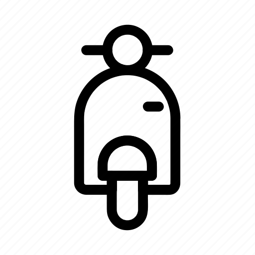 Motorbike, scooter, transport, vehicle icon - Download on Iconfinder