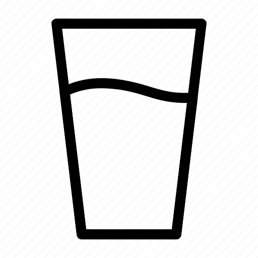 Beverage, drink, glass, milk, water icon - Download on Iconfinder