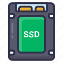ssd, hard, drive, computer, hardware, electronic, component, solid, state, storage, device, parts