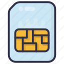sim, card, number, phone, technology, telephone, microchip, mobile