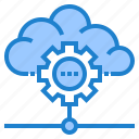 cloud, setting, technology, online, work, device