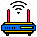 router, technology, online, work, device