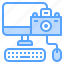 picture, camera, mouse, keyboard, computer 
