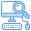 research, keyboard, search, mouse, computer 