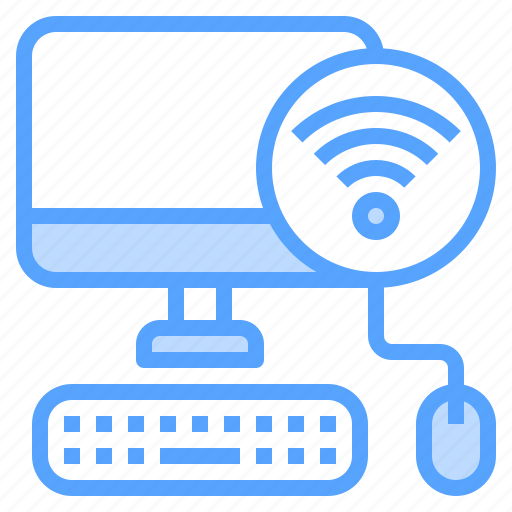 Wifi, internet, mouse, keyboard, computer icon - Download on Iconfinder