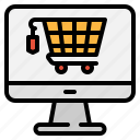 cart, computer, ecommerce, marketing, online, shipping, technology