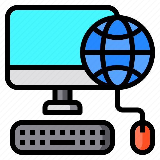Global, keyboard, computer, mouse, worldwide icon - Download on Iconfinder