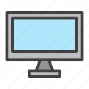 computer, monitor, pc, display
