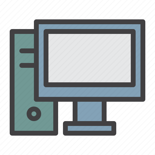 Desktop, computer, pc, monitor icon - Download on Iconfinder
