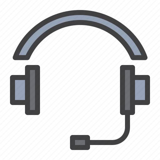 Headset, headphones, support, microphone icon - Download on Iconfinder