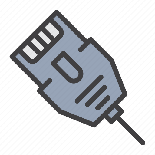 Lan, connector, cable, cord icon - Download on Iconfinder