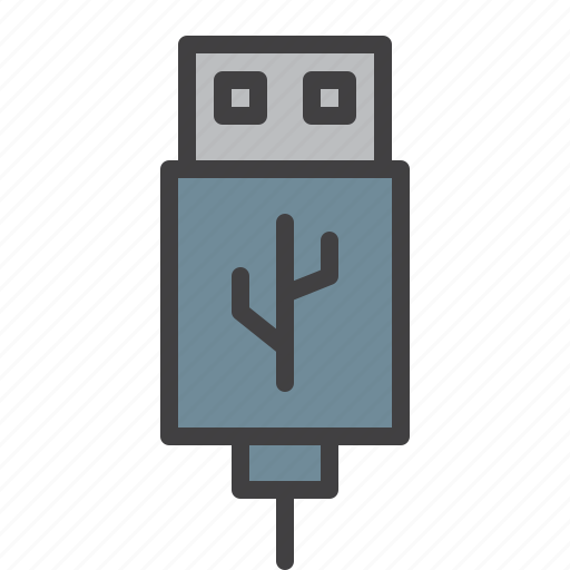 Usb, cable, connector, cord icon - Download on Iconfinder