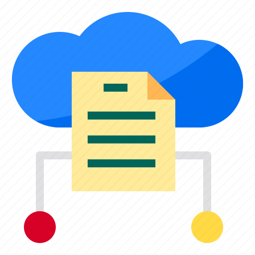 Cloud, data, storage, document, file, sheet icon - Download on Iconfinder
