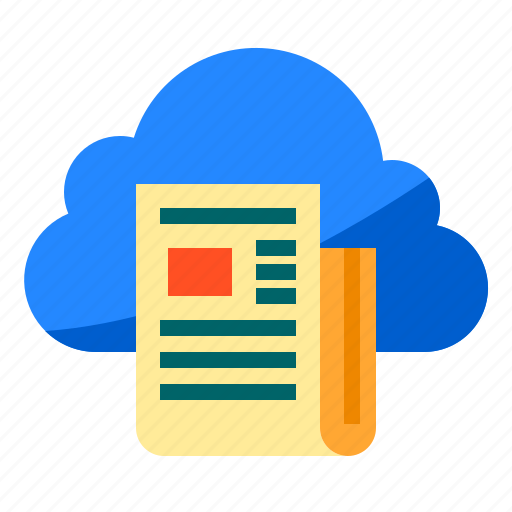Cloud, data, storage, document, file, sheet icon - Download on Iconfinder