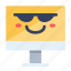 computer, cool, emoji, emoticon 