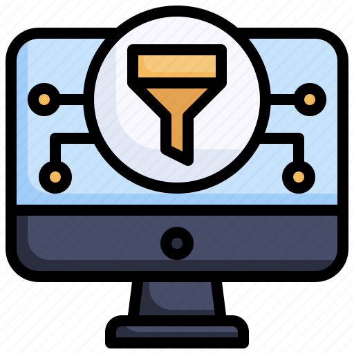 Filter, funnel, tools, utensils, computer icon - Download on Iconfinder