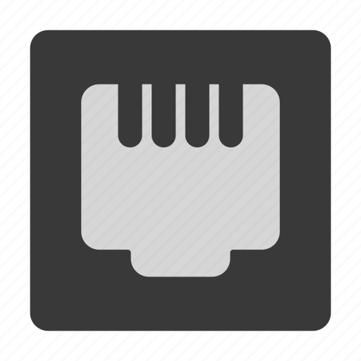 Lan, port, socket, technology icon - Download on Iconfinder
