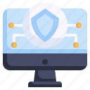 shield, security, protection, computer