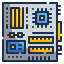 chip, computer, cpu, electronic, motherboard 