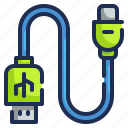 cable, connection, port, technology, usb