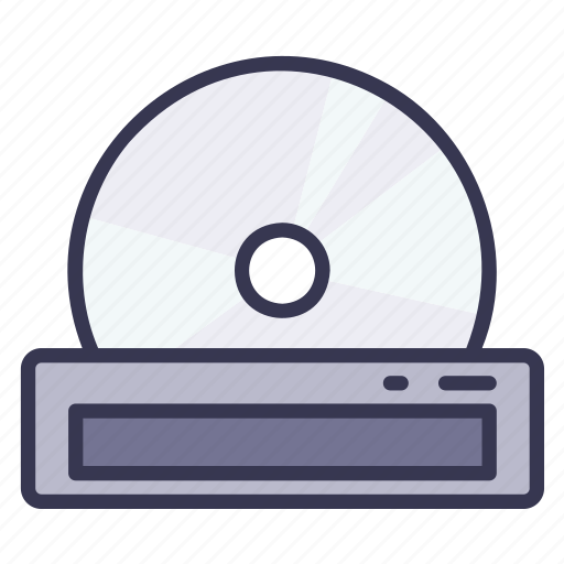 Disk, optical, drive, disc, hardware icon - Download on Iconfinder