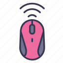 mouse, wireless, computer, hardware, cursor
