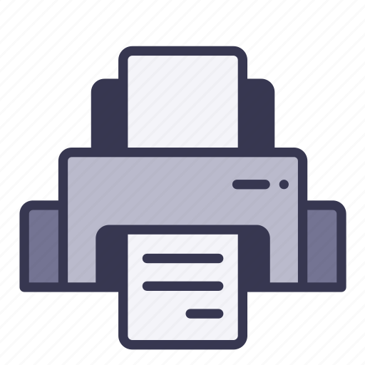 Printer, computer, machine, paper, office icon - Download on Iconfinder