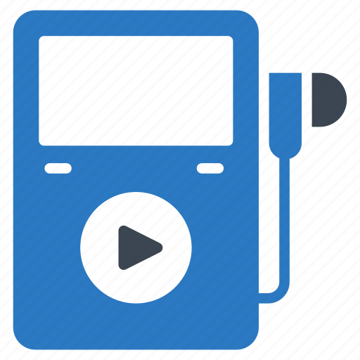 Audioplayer, earphone, hardware, headphone, play icon - Download on Iconfinder