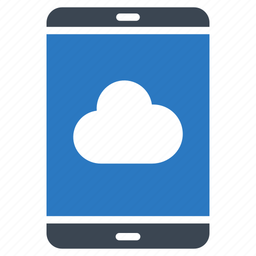 Cloud, mobile, phone, server, storage icon - Download on Iconfinder