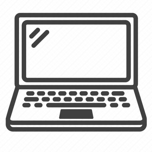 Laptop, notebook, computer, screen, technology icon - Download on Iconfinder