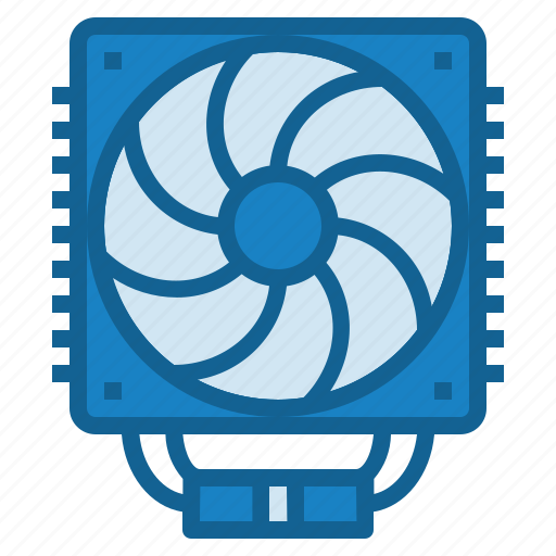 Cooling, system, computer, cooler, cpu, fan, heatsink icon - Download on Iconfinder