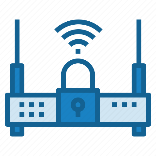 Wireless, security, router, wifi, locked, computer, hardware icon - Download on Iconfinder